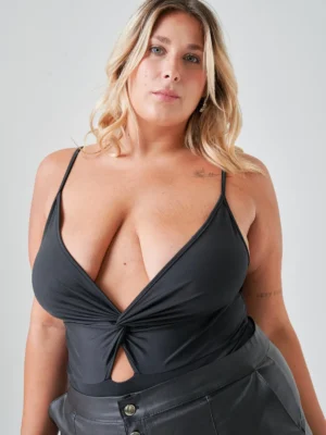 body mujer microfibra talle grande