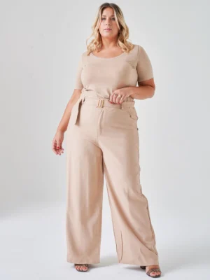 pantalon gabardina talle especial mujer